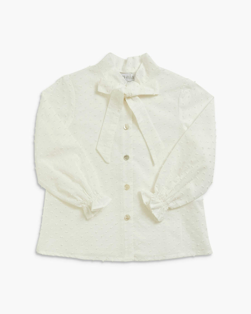 Amaia Blouse White Plumetis