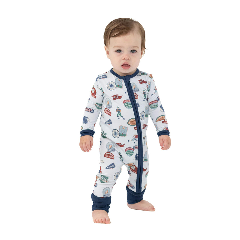 Football Patches - Convertible Romper