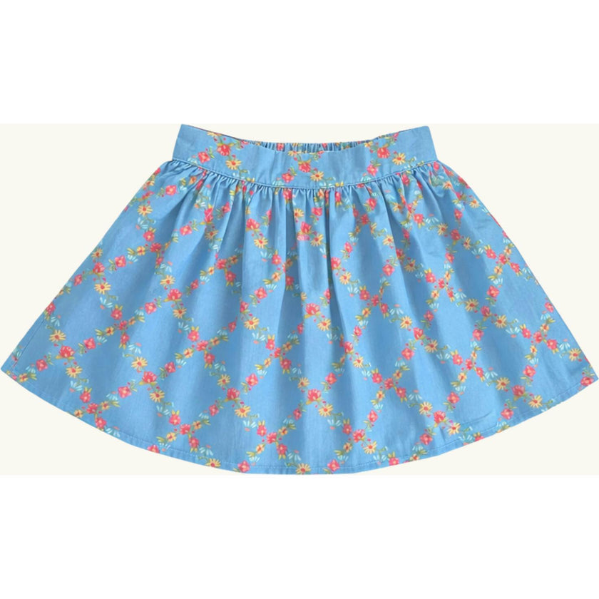 Circle Skirt in Watercolor Floral