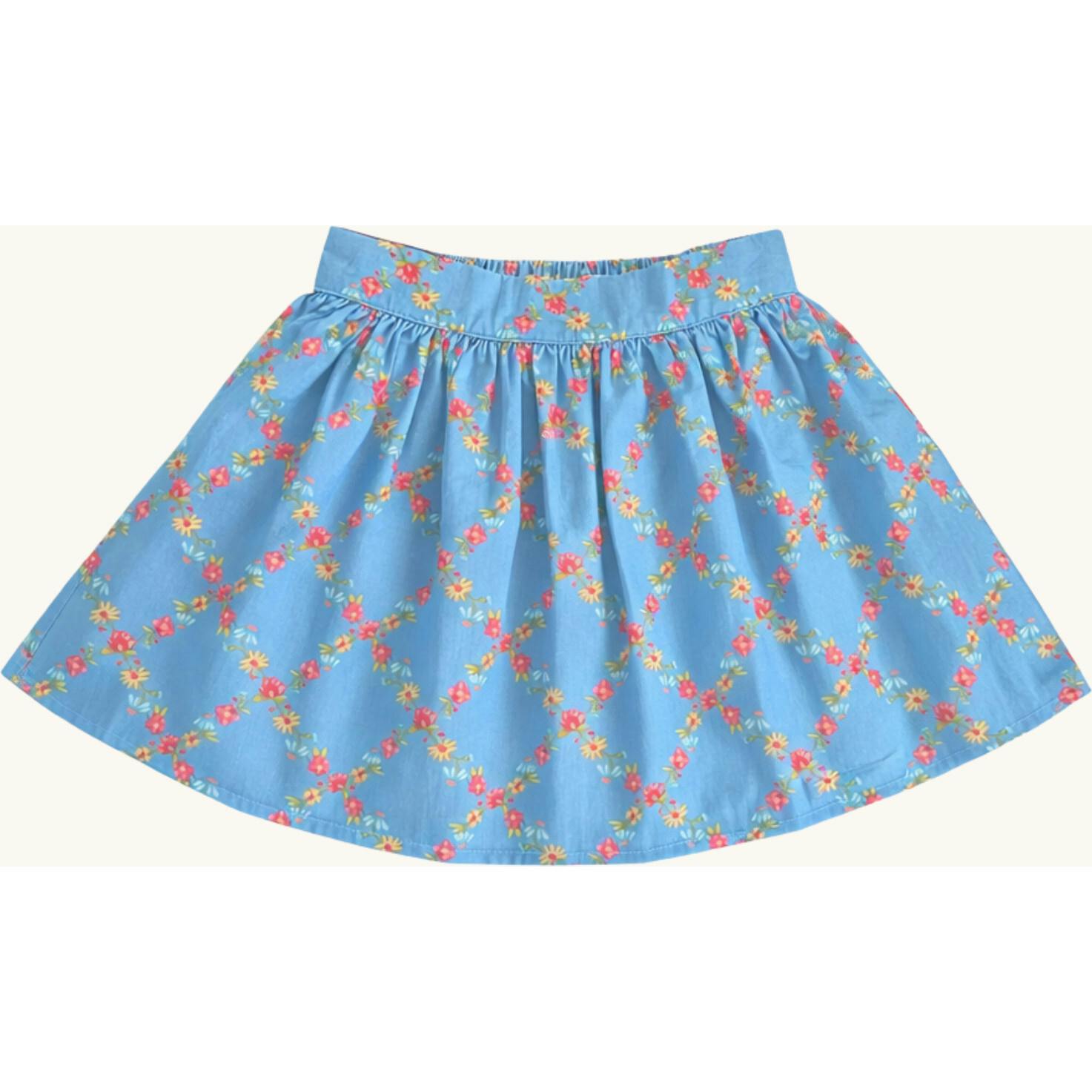 Circle Skirt in Watercolor Floral