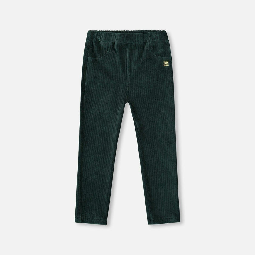 Stretch Velour Rib Treggings