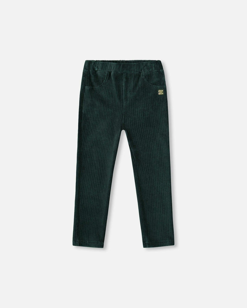 Stretch Velour Rib Treggings