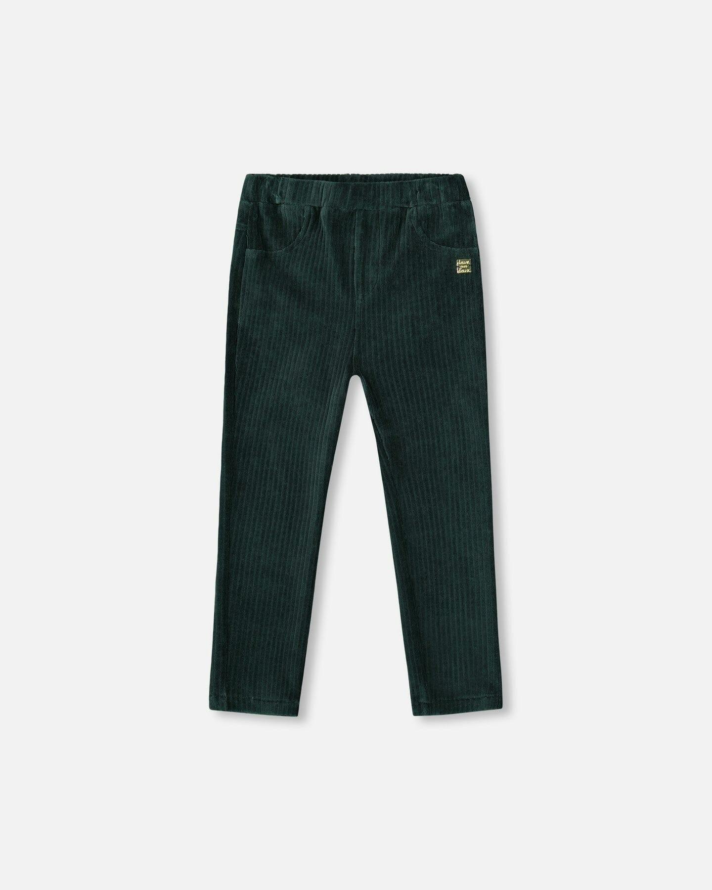 Stretch Velour Rib Treggings