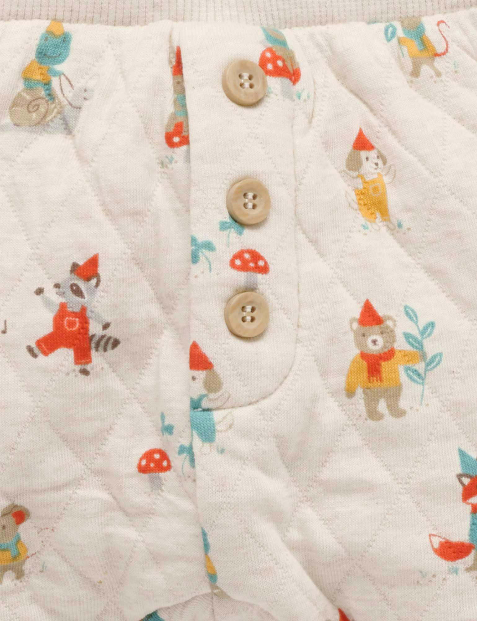 Quilted Track Set Gnome Print