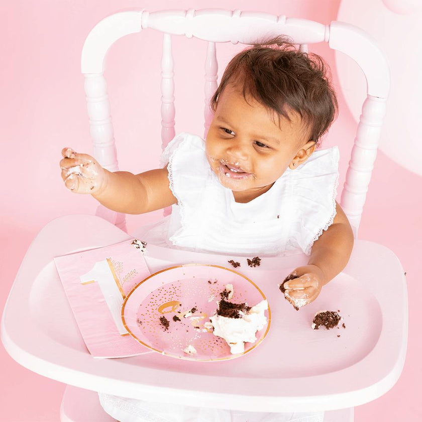 Milestone Pink Onederland Guest Napkins