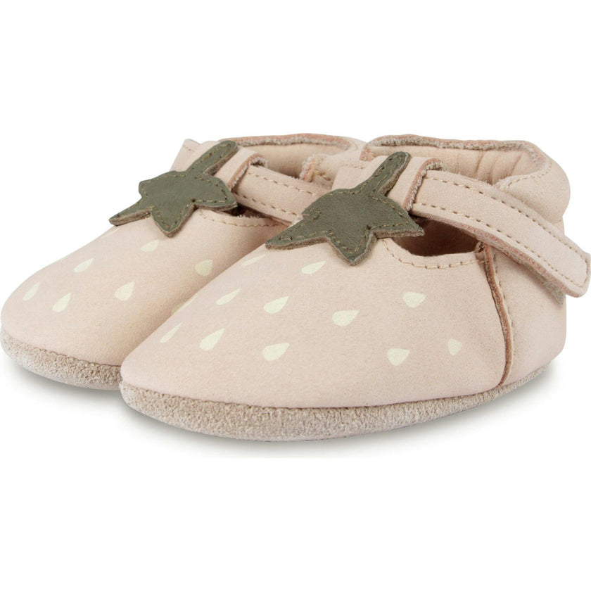 Nanoe Strawberry Nubuck T-Bar Shoes