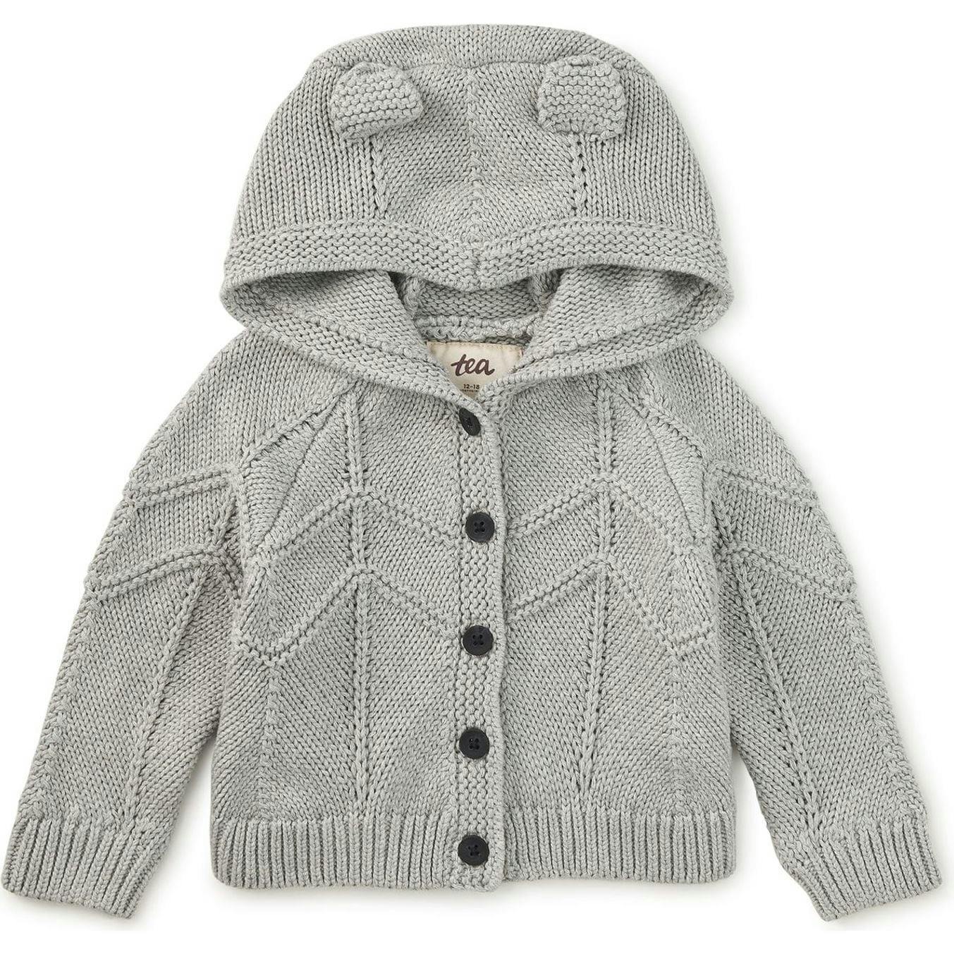 Creature Comfort Baby Cardigan, Grey