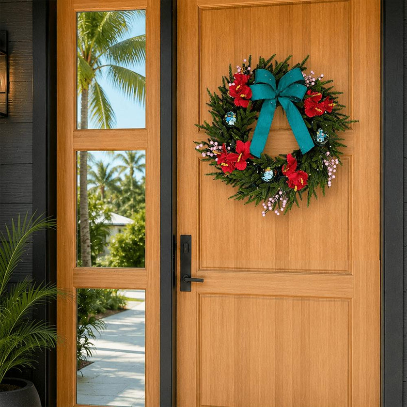 Disney® Stitch Christmas Wreath Pre-Lit