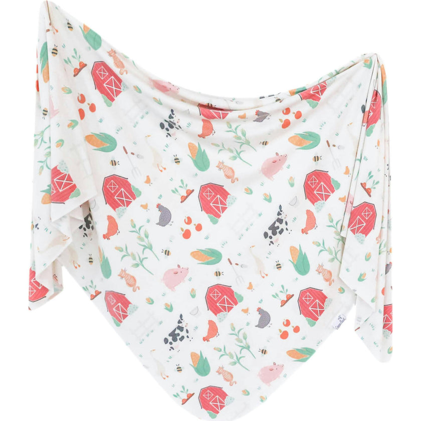 Farmstead Knit Swaddle Blanket