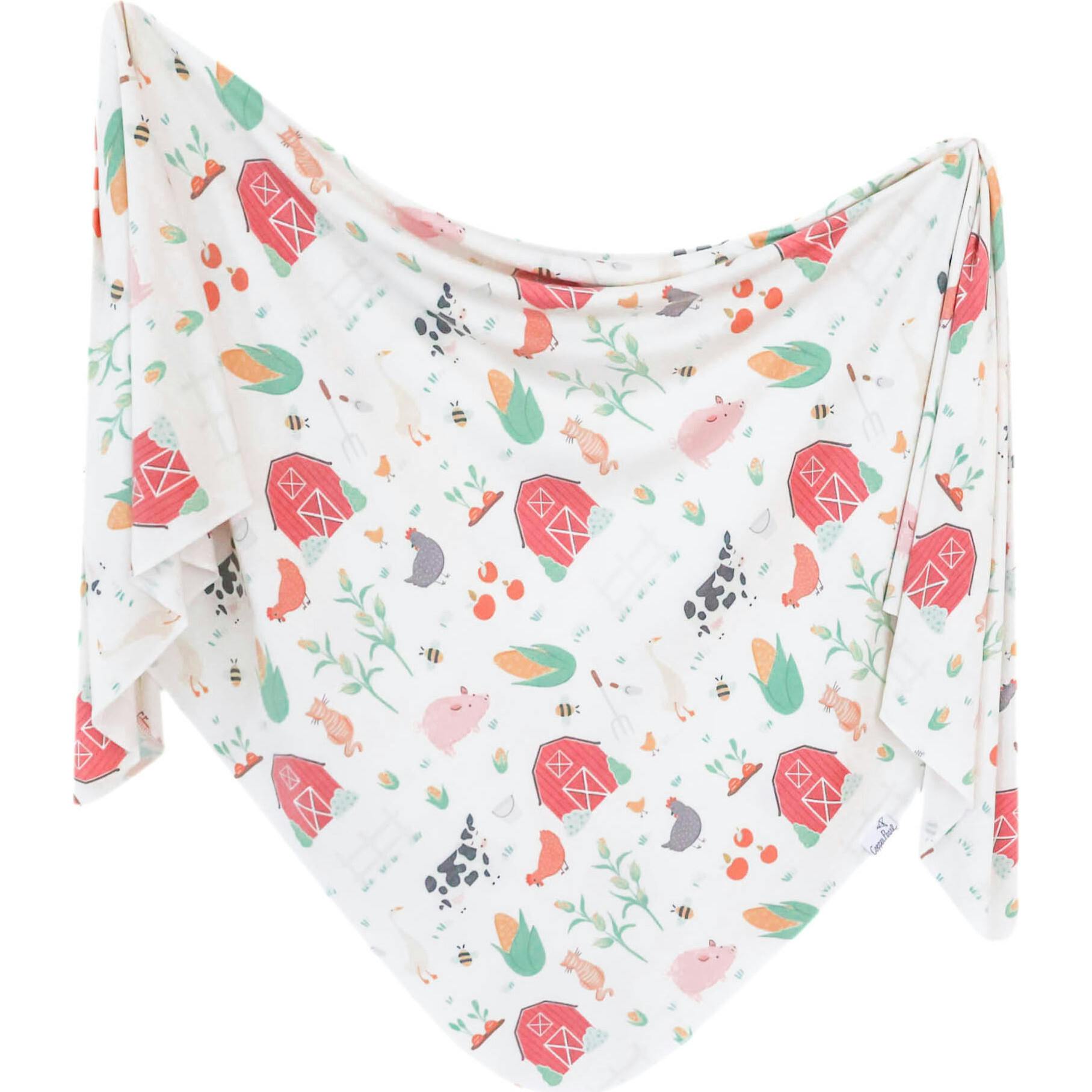 Farmstead Knit Swaddle Blanket