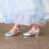 Jr Star Silver Sparkle Child Heels