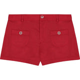 Miss B Miss Shannon Shorts Poplin, Red