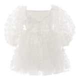 White Bell Mariposa Dress