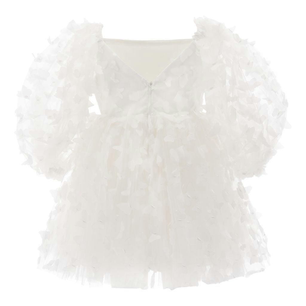 White Bell Mariposa Dress