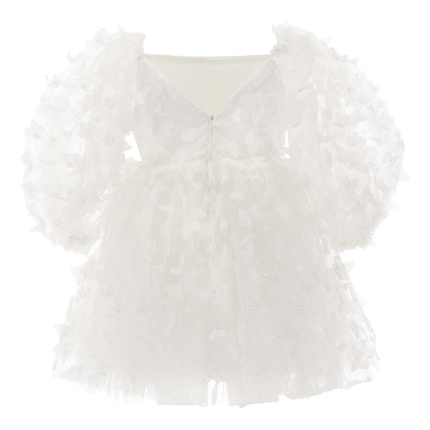 White Bell Mariposa Dress
