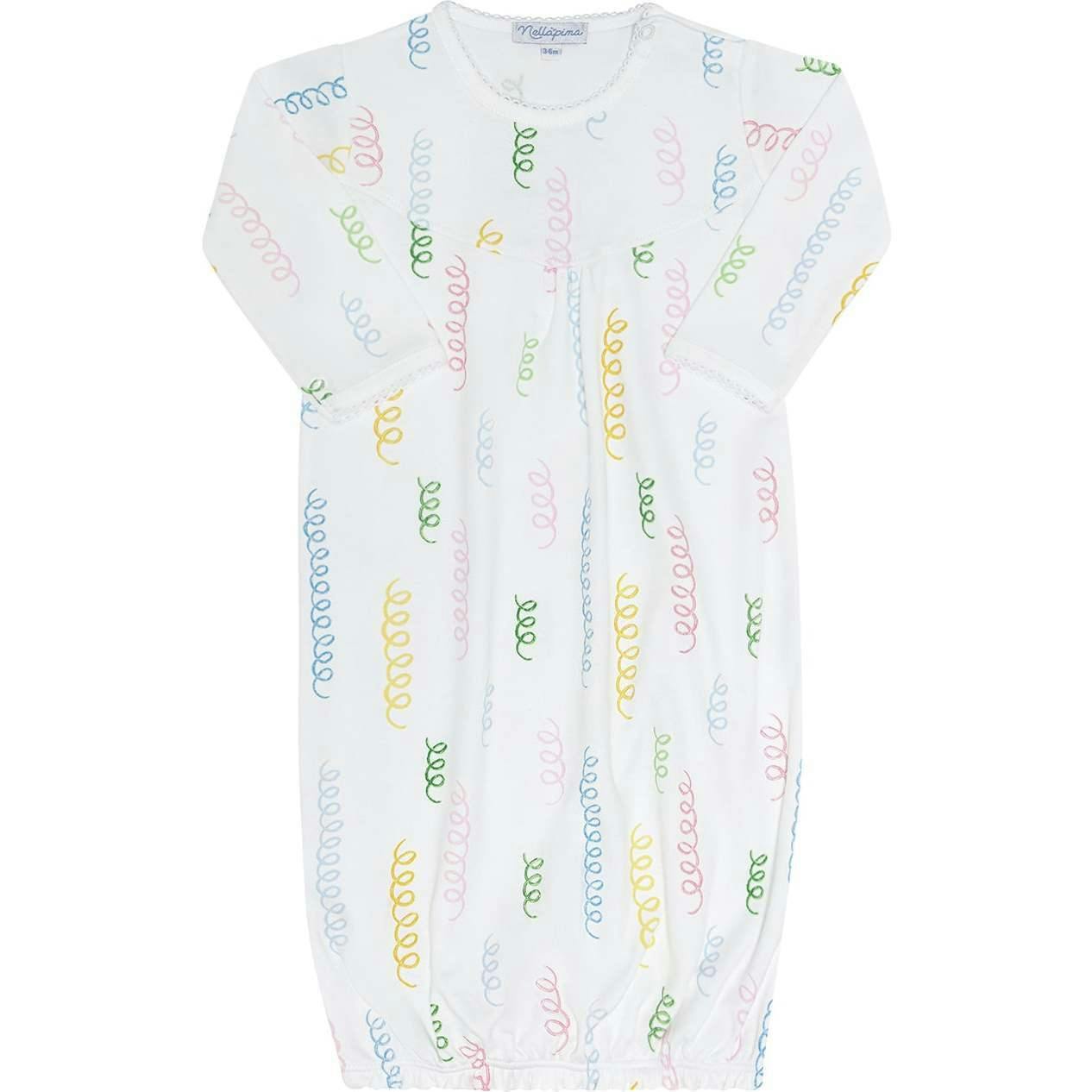 Spirals&nbsp;Print Gathered Dress