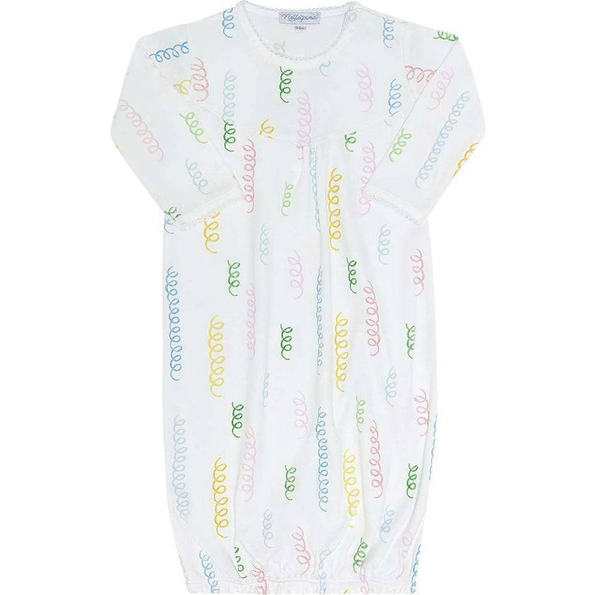 Spirals Print Gown