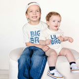 Big Bro Embroidered Patch Short Sleeve T-Shirt - Natural Heather