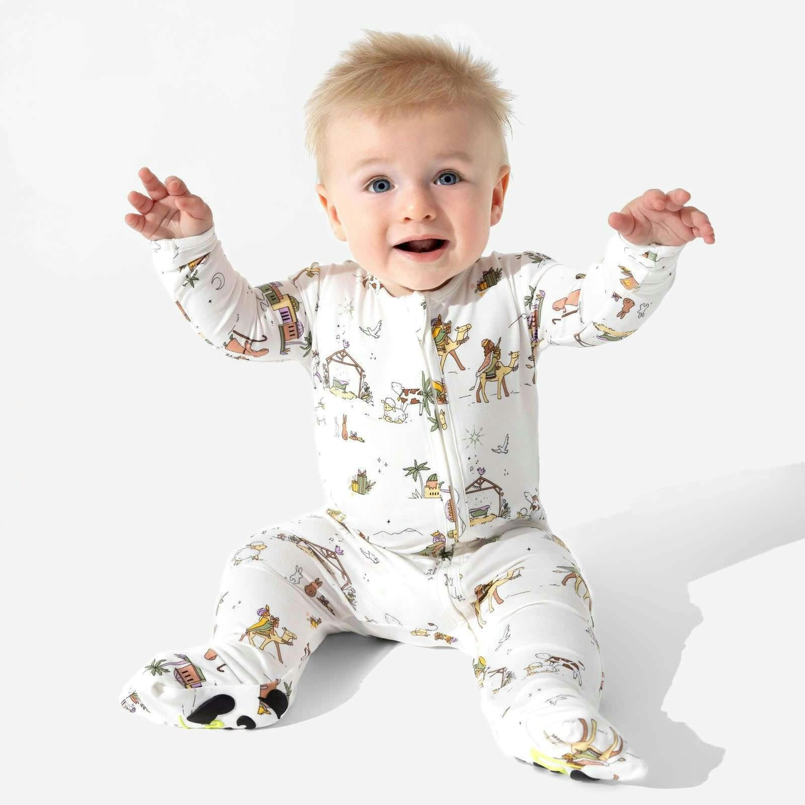 Yuletide Bamboo Convertible Footie
