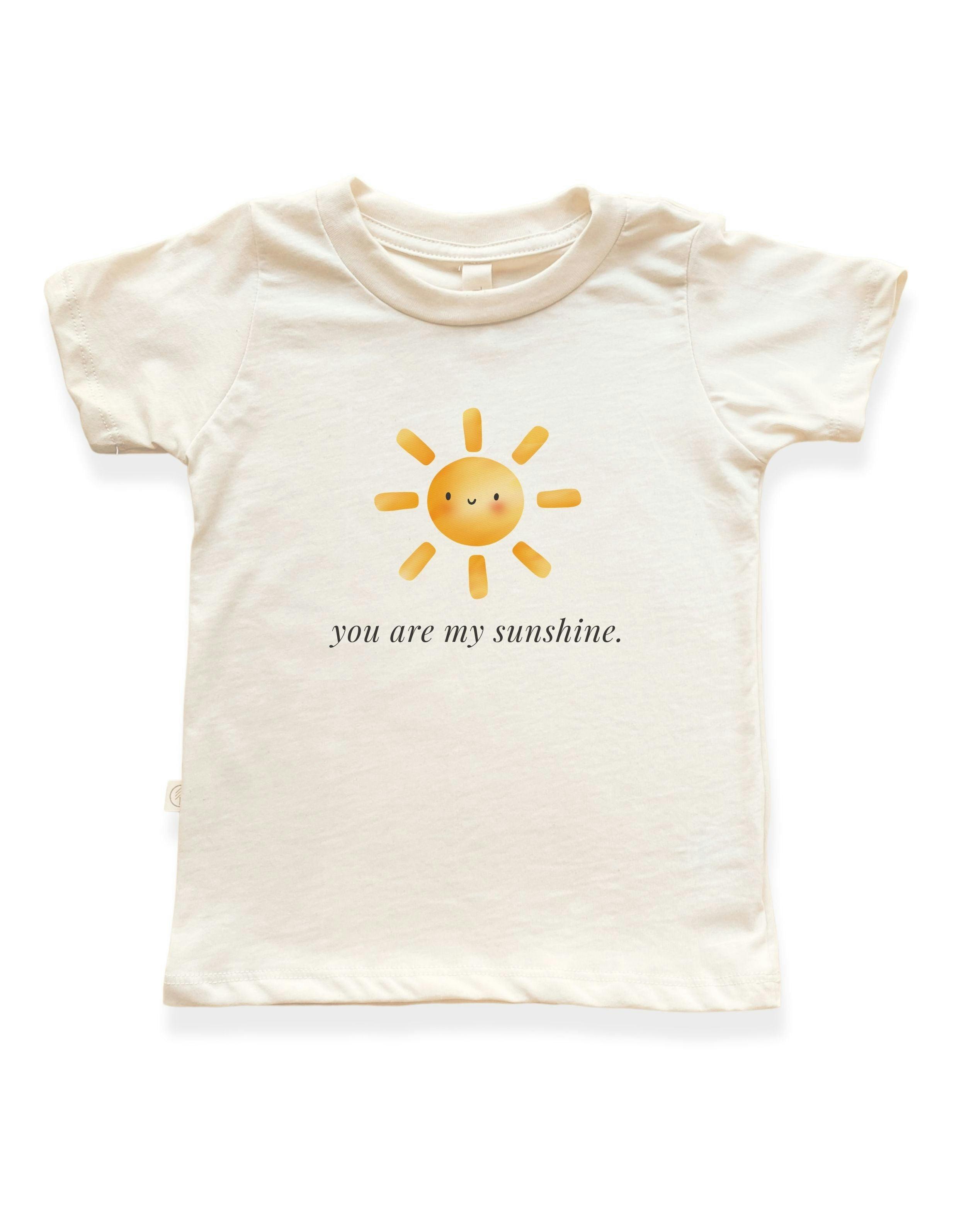 You Are My Sunshine Organic Kids T-shirt