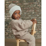 Fuzzy 2-Tone Ribbed Beanie
