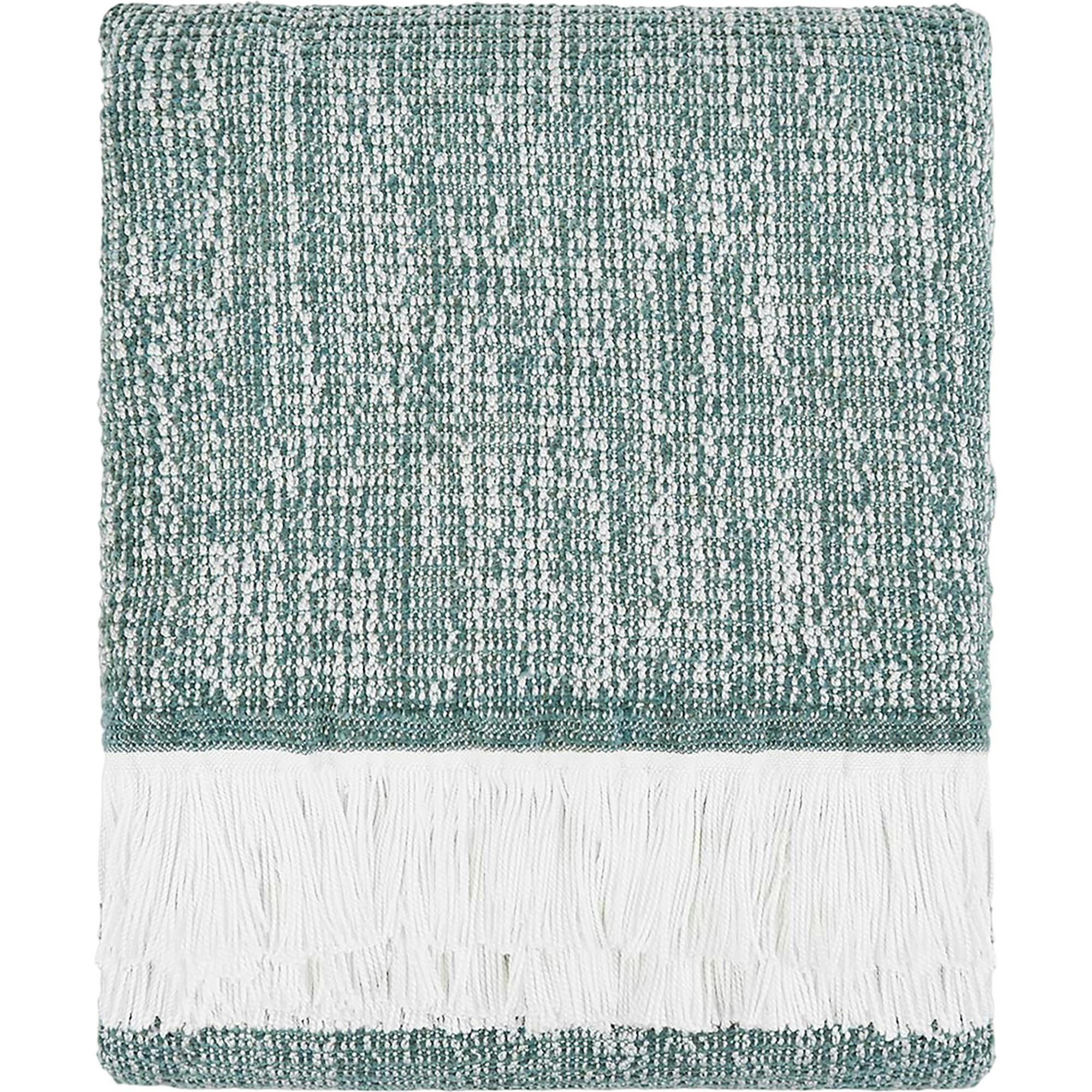 Crosshatch Stain Resistant Indoor Outdoor Throw