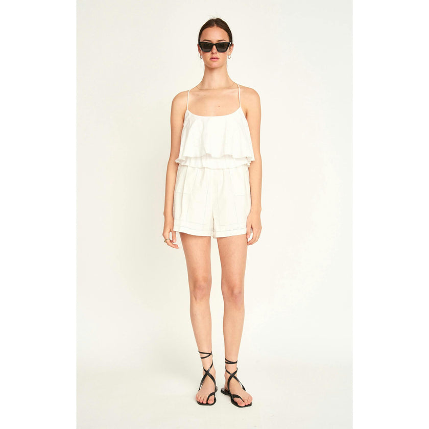 Woodstock Short in White