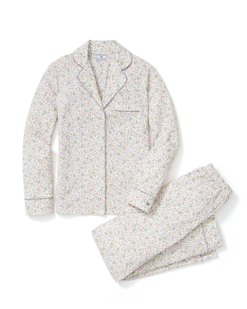 Women's Pima Pajama Set in Meadow Bloom