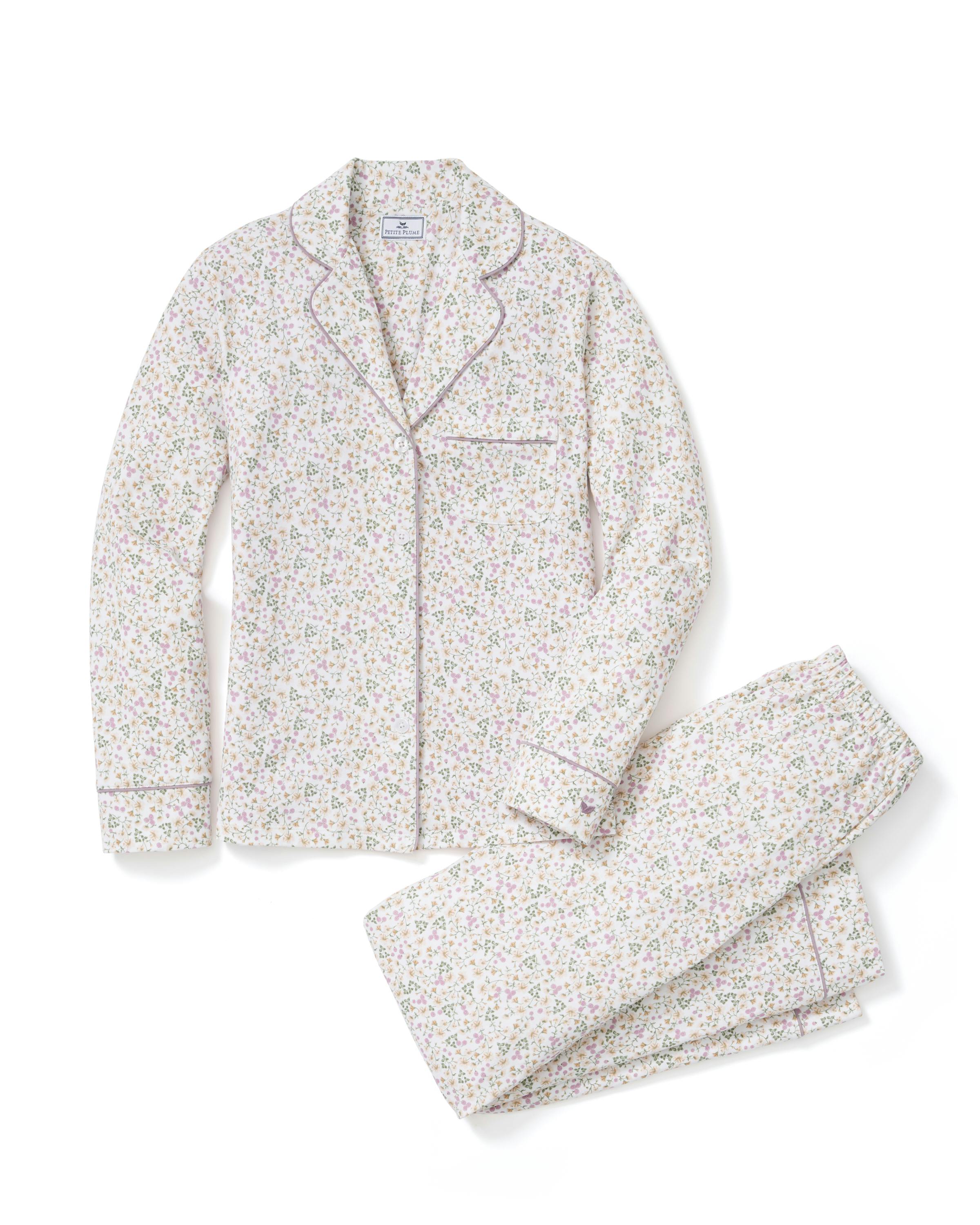 Women's Pima Pajama Set in Meadow Bloom