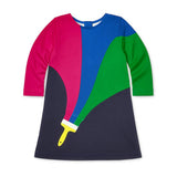 Knit Dress With Paintbrush
