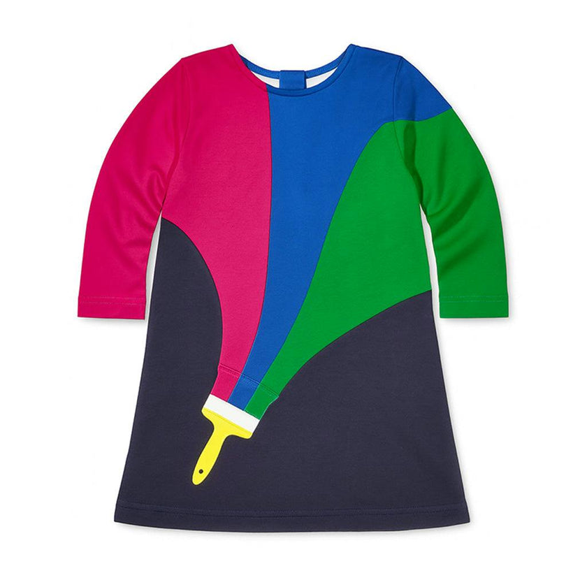 Knit Dress With Paintbrush