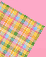 Summer Camp Napkins - 24 plaid paper napkins
