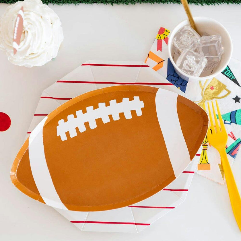 Football Shape Plates