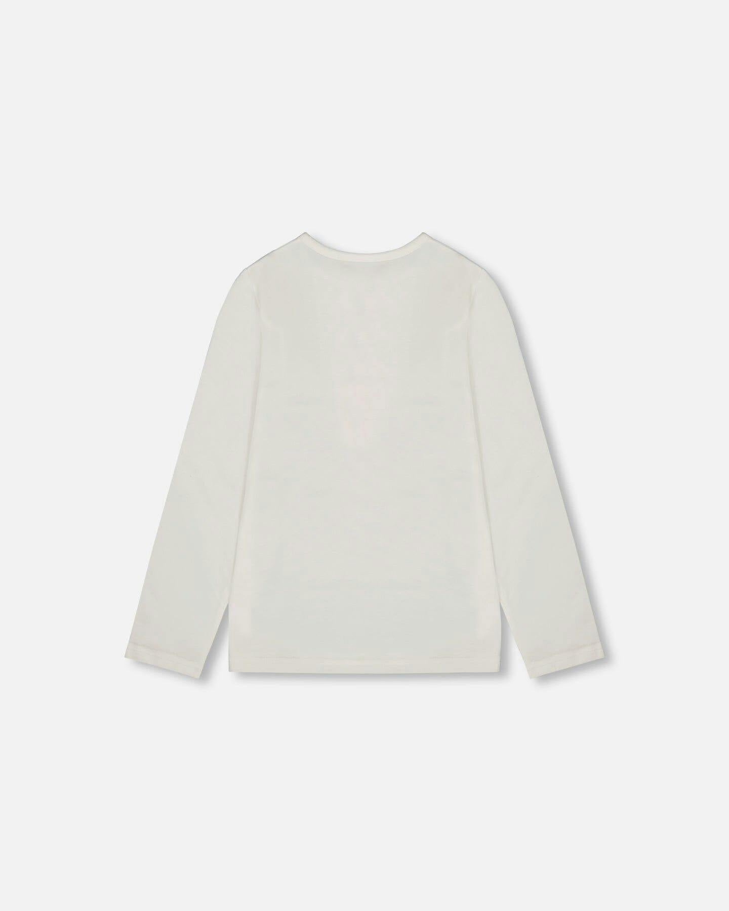 Organic Cotton Long Sleeve T-Shirt with Hot Chocolate