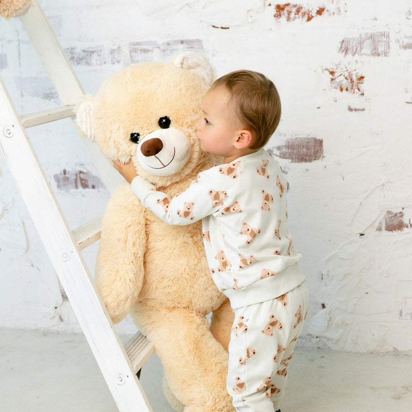 all over teddy bear jogger set