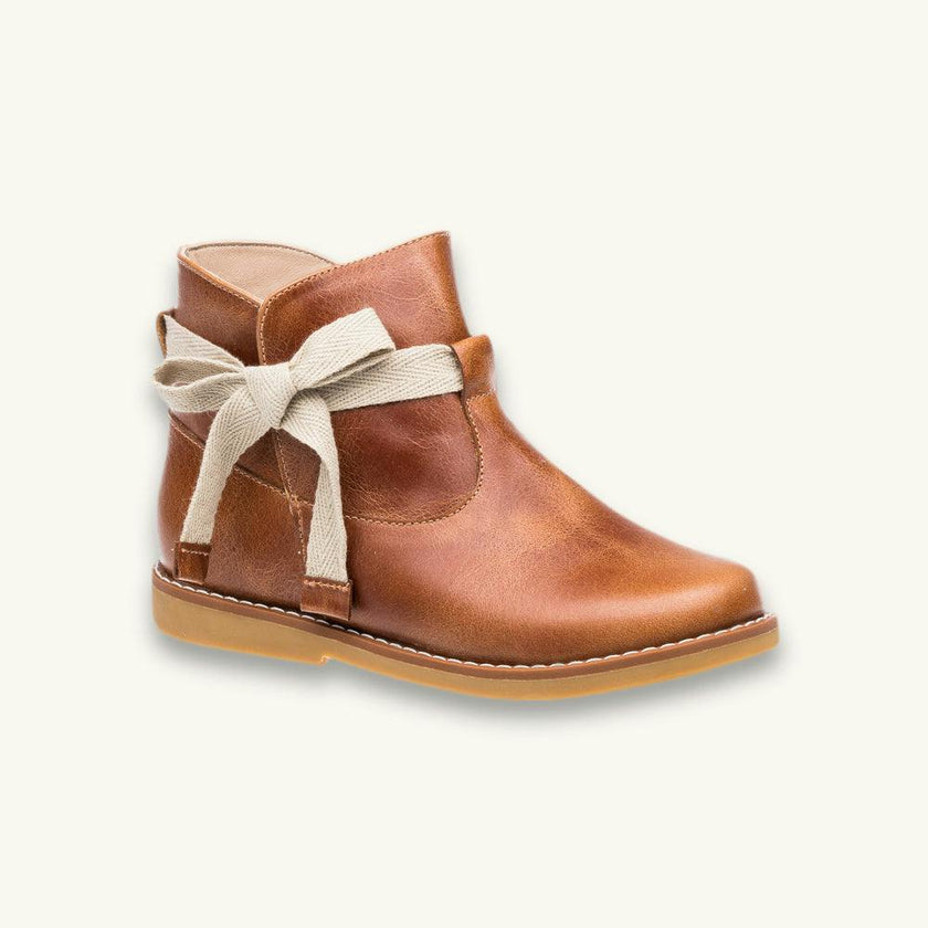 Sunny Bootie | Brown Leather