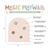 MINI Magic Playwall - Arch Magnetic Art Wall Decal for Small Spaces