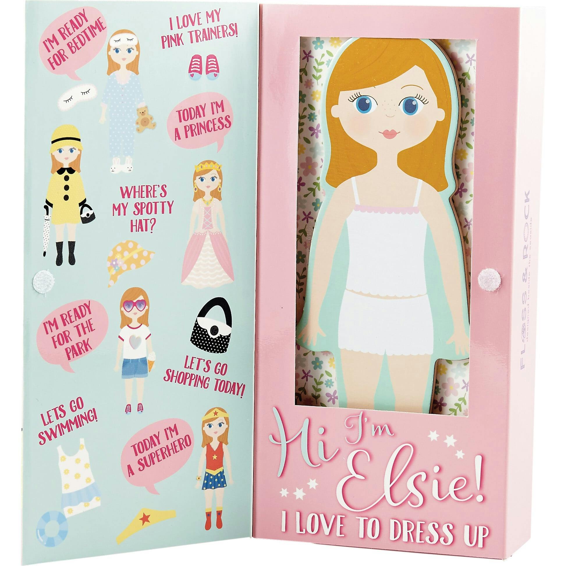 Magnetic Dress Up Doll  Set - Elsie