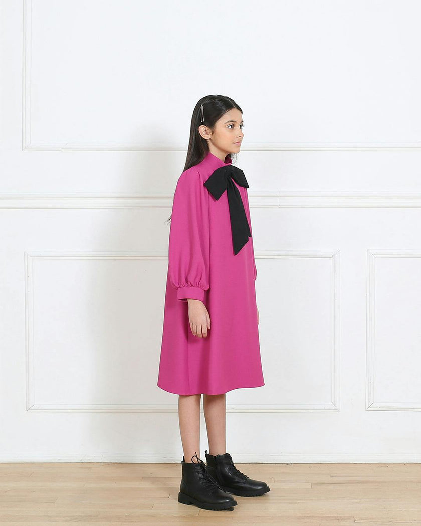 Megan dress (fuschia pink)