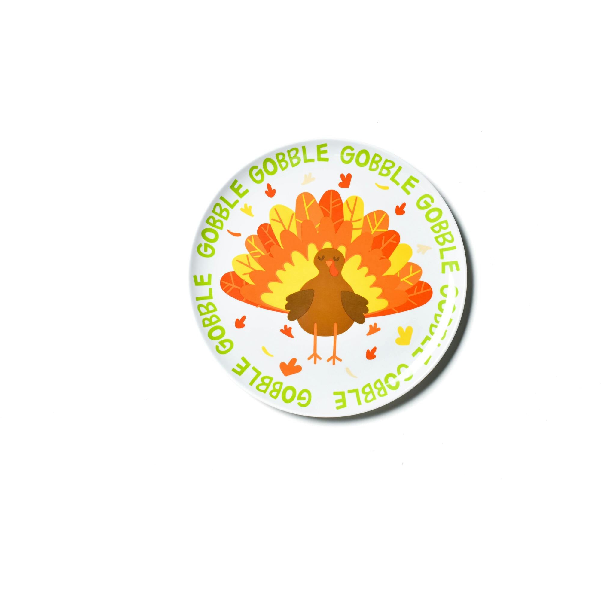 Thanksgiving Turkey Melamine Dinner Plate
