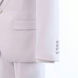 White Shawl Lapel Wool Suit