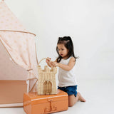Rainbow Peach Play Tent