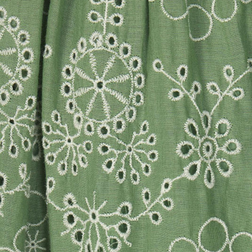 Jillian Dress in Mint Embroidery