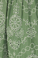 Jillian Dress in Mint Embroidery