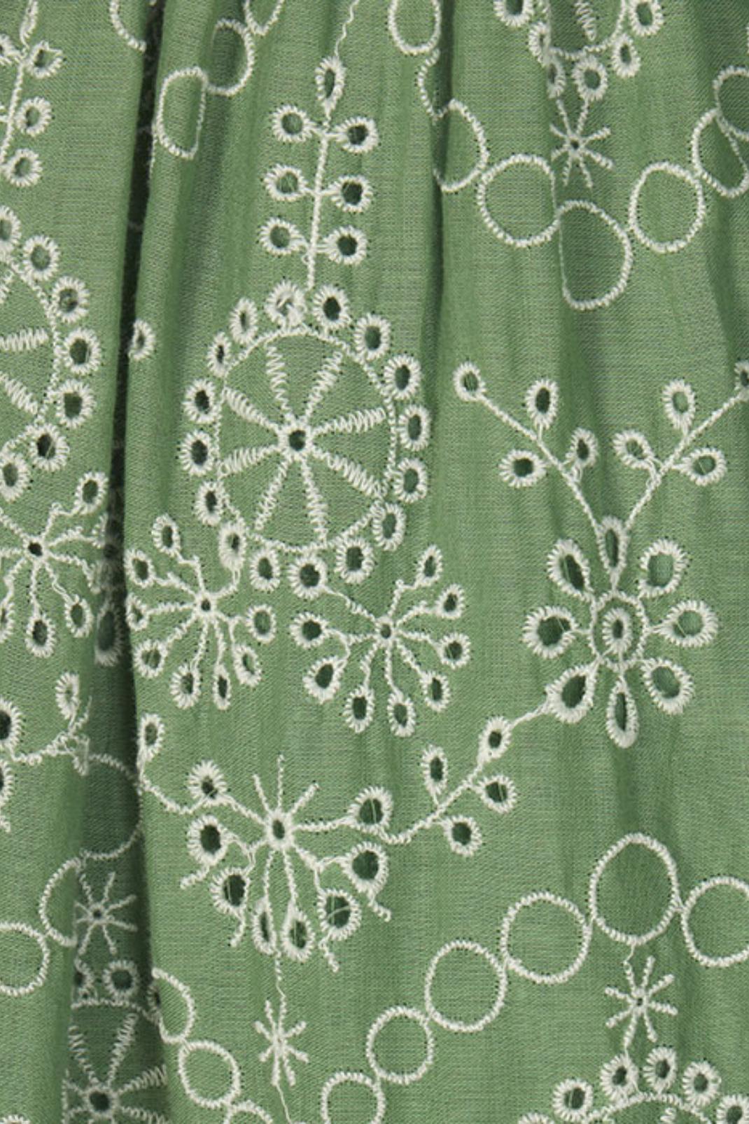Jillian Dress in Mint Embroidery