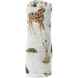 Deluxe Muslin Swaddle Blanket - Safari Social