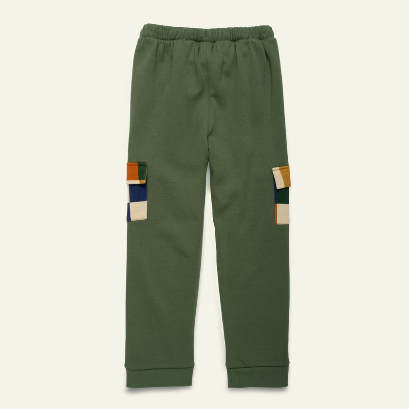 Green Checkered Pocket Jogger