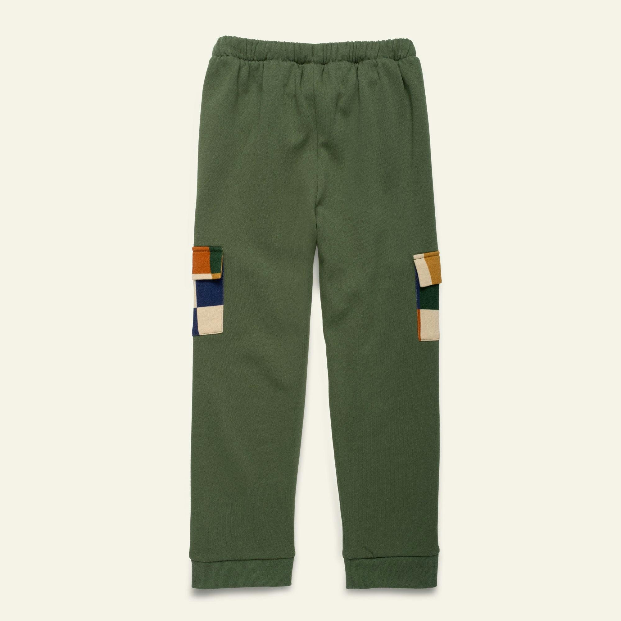 Green Checkered Pocket Jogger