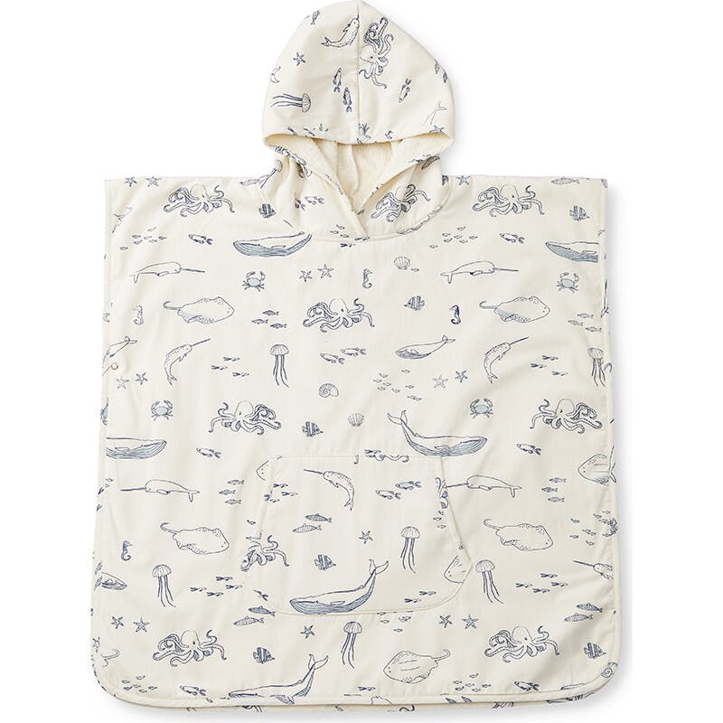 Hooded Poncho Towel, Life Aquatic