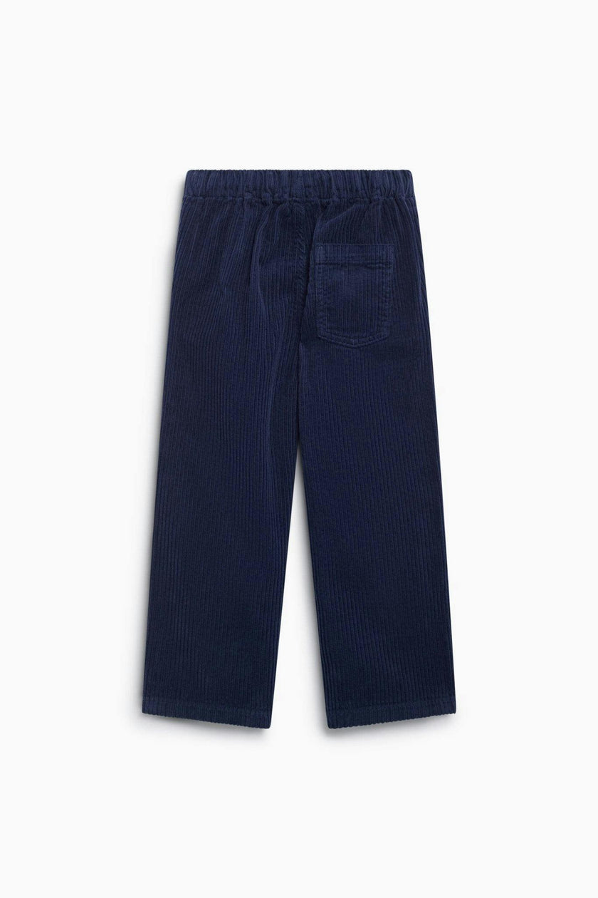 Elio Corduroy Trouser Black Iris